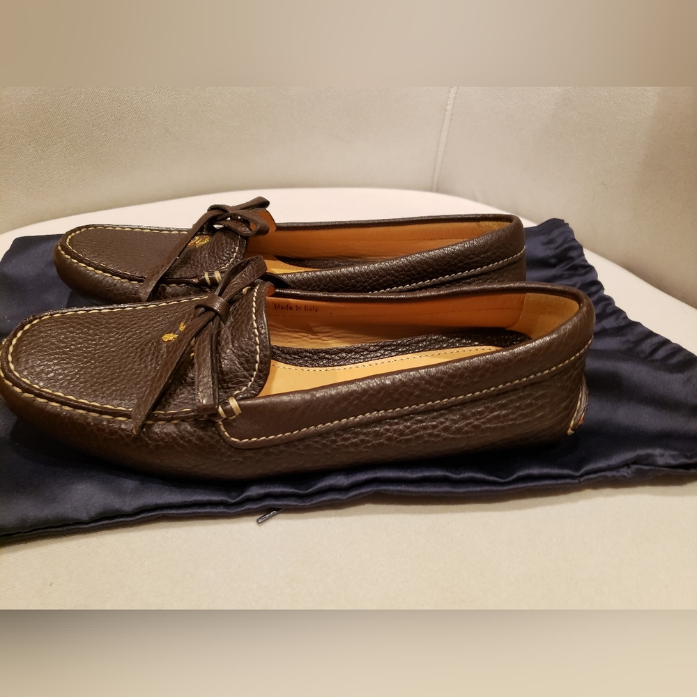 Prada Brown Driving Shoes